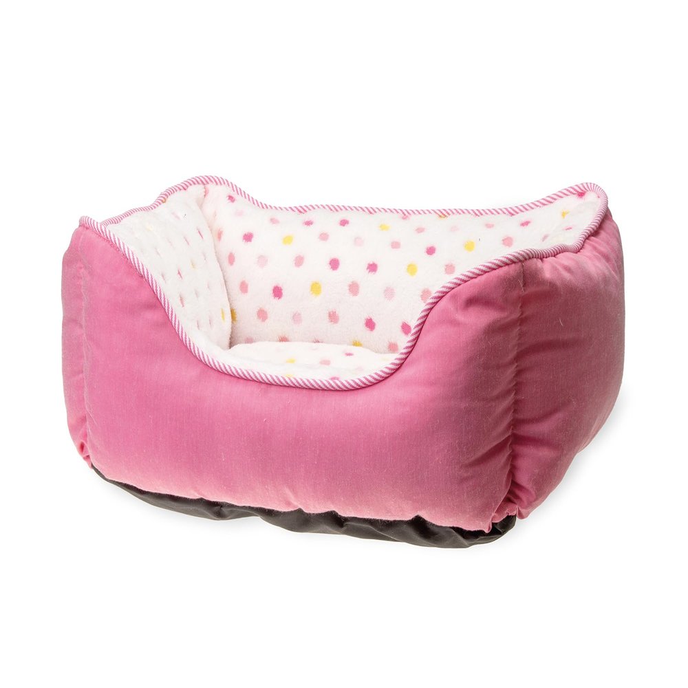 Karlie Dot Cat Bed, L: 55 cm, W: 50 cm, Pink