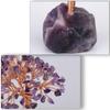 KYEYGWO Amethyst Healing Crystal Tree on Amethyst Base, Feng Shui Bonsai Money Tree Figurine, 12–15 cm view 3