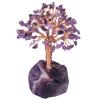 KYEYGWO Amethyst Healing Crystal Tree on Amethyst Base, Feng Shui Bonsai Money Tree Figurine, 12–15 cm view 4