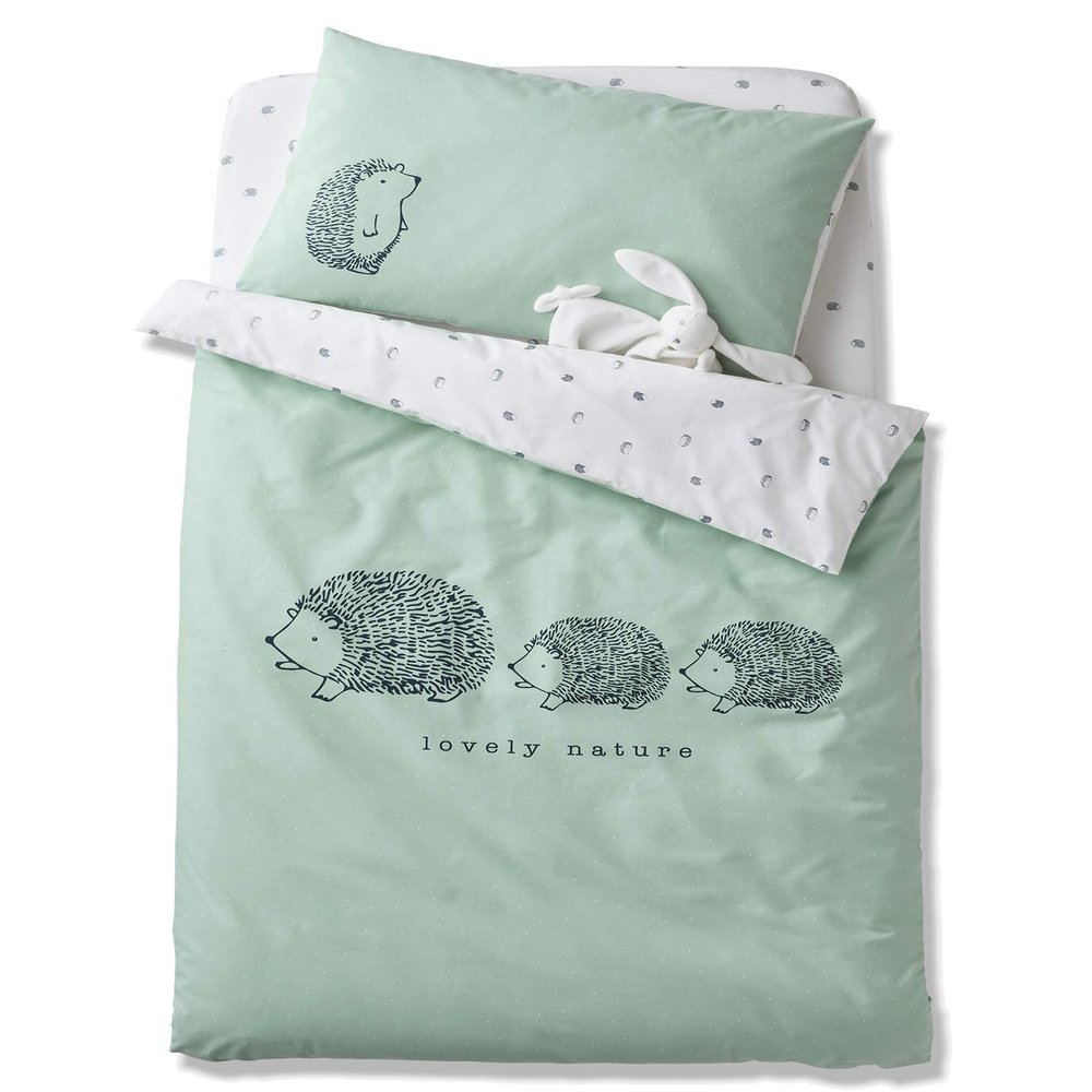 Organic Collection: Baby Reversible Duvet Cover, Lovely Nature