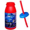 Cars Lightning McQueen Water Bottle with Straw and Lid, BPA-Free, 300 mL view 4