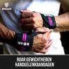Roar Wrist Wraps for Fitness (Purple) view 2
