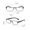GEMSeven TR90 Metal-Frame Reading Glasses for Men view 4