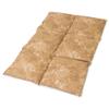 Large Spelt Grain Pillow 40 x 30 cm, 6-Chamber, Batik Gold view 3