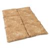 Large Spelt Grain Pillow 40 x 30 cm, 6-Chamber, Batik Gold view 4