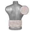 7-Chamber Currant Seed Cushion with Ties, 65 × 15 cm, Shabby-Chic Gray-Beige view 1