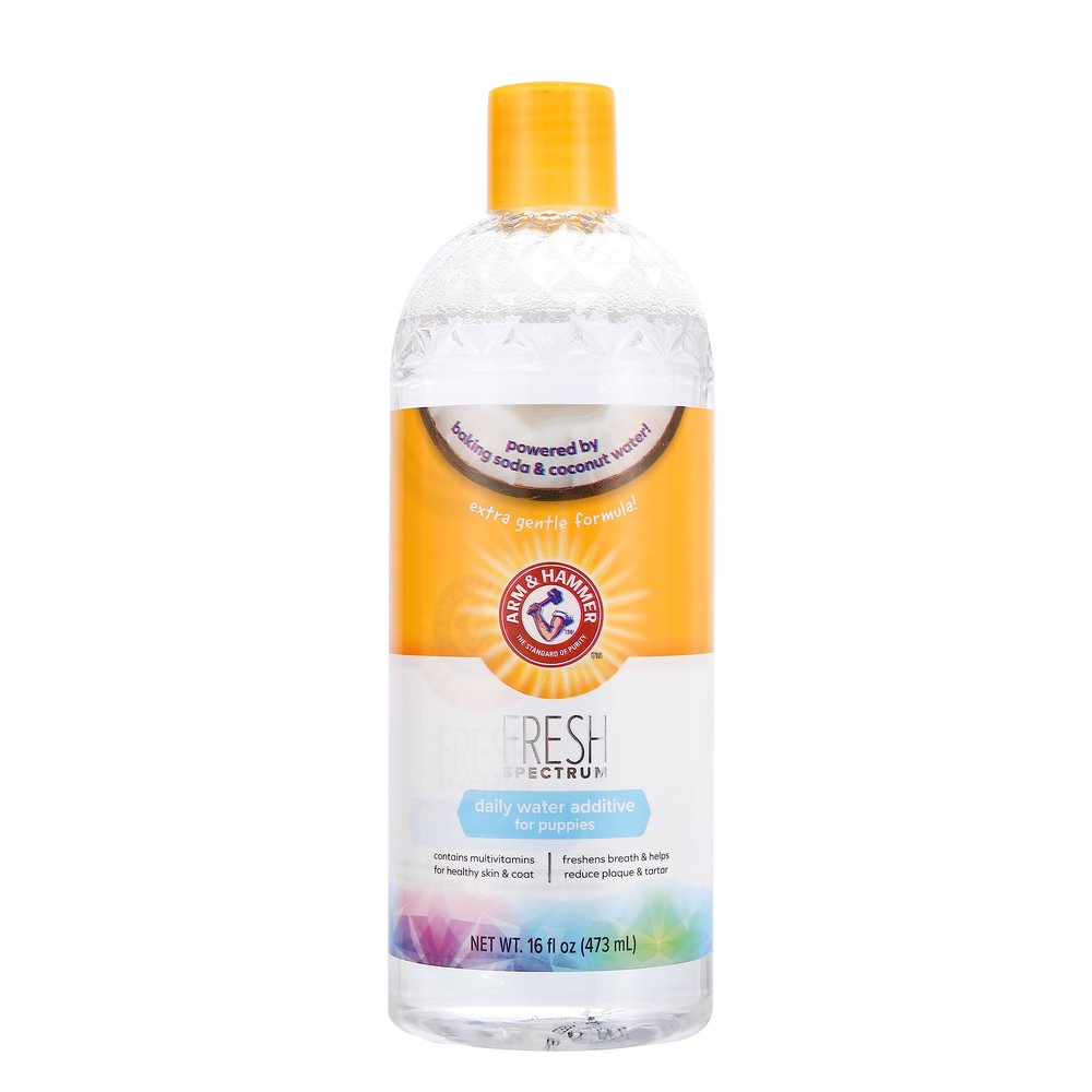 ARM & HAMMER Coconut Water Additive for Puppies - Easy to Use, Reduces Plaque and Tartar, Freshens Breath (473 ml)