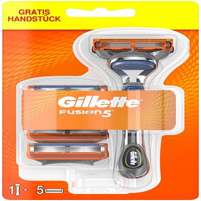Gillette Fusion5 Men's Razor with Precision Trimmer, Razor + 5 Blades