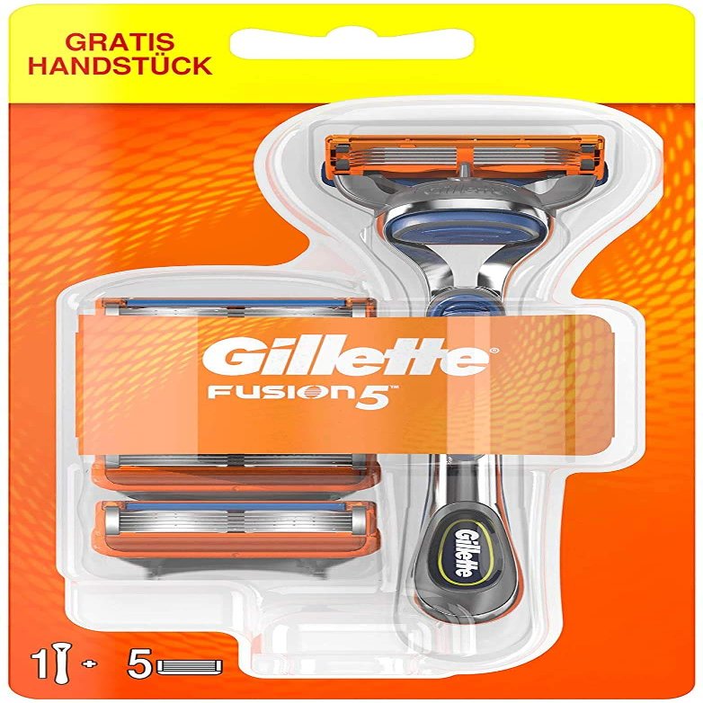 Gillette Fusion5 Men's Razor with Precision Trimmer, Razor + 5 Blades