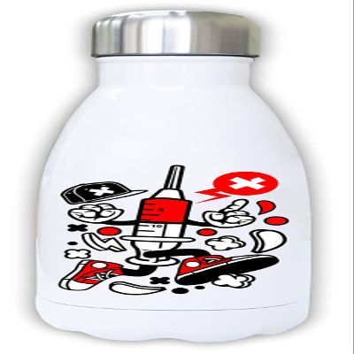 Cartoon Syringe Medical Hot Water Bottle