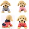 Legou Dog Autumn/Winter Outfit with Pocket, Denim + Red, S view 2