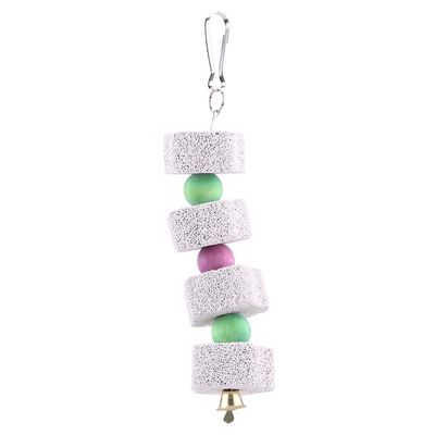 Parrot Chewing Toy with Grinding Stone