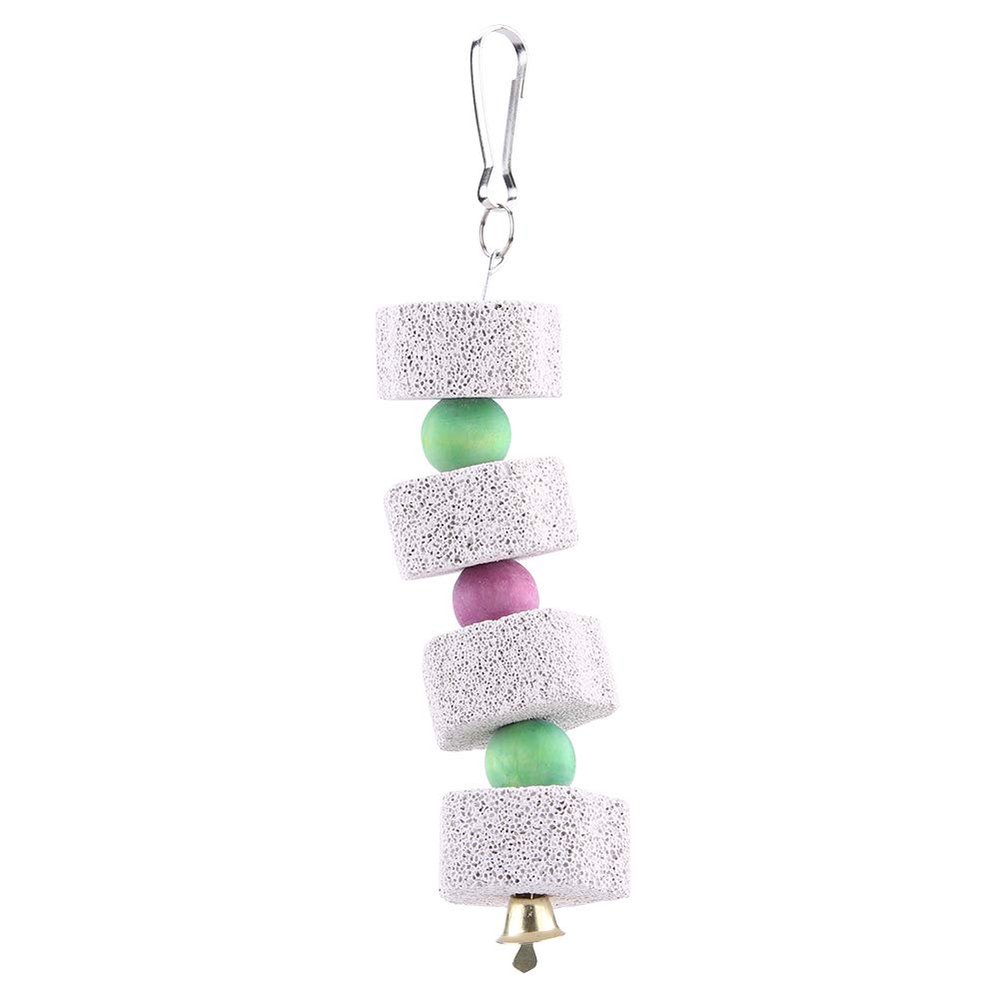Parrot Chewing Toy with Grinding Stone