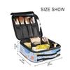Animal Bird Makeup Bag with Zipper, Toiletry Organizer with Adjustable Dividers for Girls and Women view 4