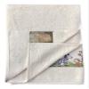 Kids' Bath Towel with Zoo Animals, 100 x 100 cm, Cotton, Beige view 3