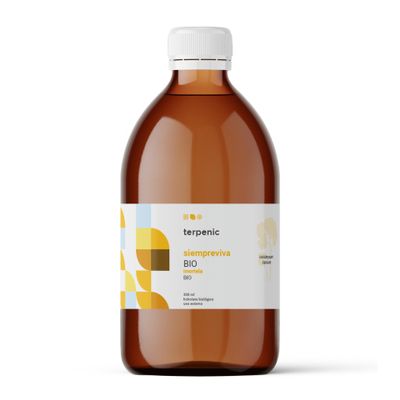 Terpenic Empireviva Organic Helichrysum italicum Hydrolat, 500 ml, External Use