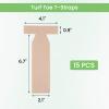 Turf Toe T-Straps, Self-Adhesive Moleskin Splints, 15-Pack view 2