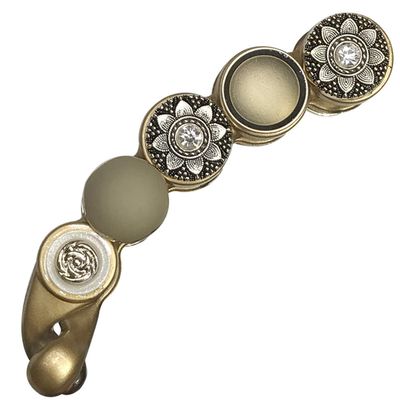 ADIASEN Punk Vintage Sunflower Hair Clip, Metal, for Women and Girls