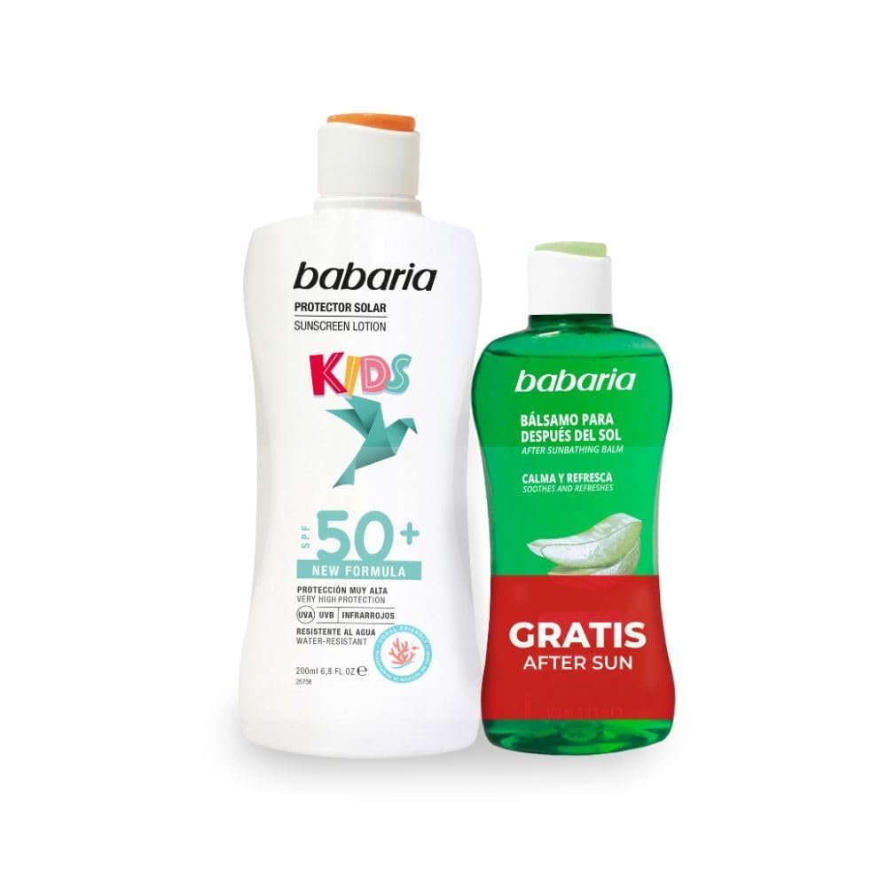 Babaria Kids Sunscreen Set SPF 50+ + After-Sun Balm