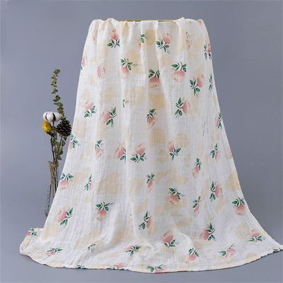 Chickw1 Baby Muslin Cotton Blanket, Extra-Soft Cozy Blanket, 110 x 120 cm (Color 5)