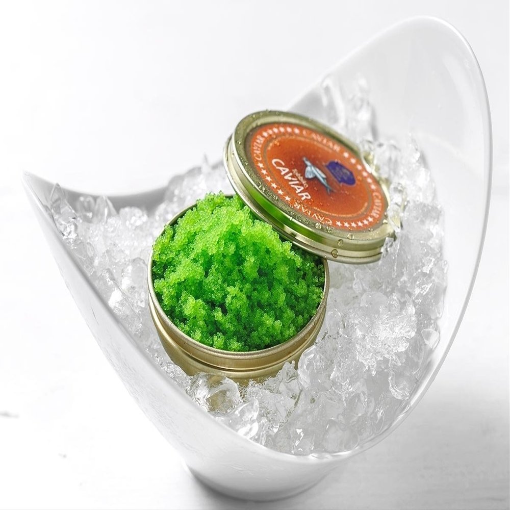 SEPEHR DAD CAVIAR Green Wasabi Tobiko Caviar, 90 g