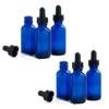 10–100 ml Blue Glass Dropper Bottles with Removable Rubber Bulbs view 3