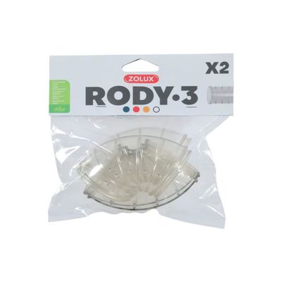 Zolux Roylounge Rody3 Corner Tubes for Rodent Cage, 2-Pack