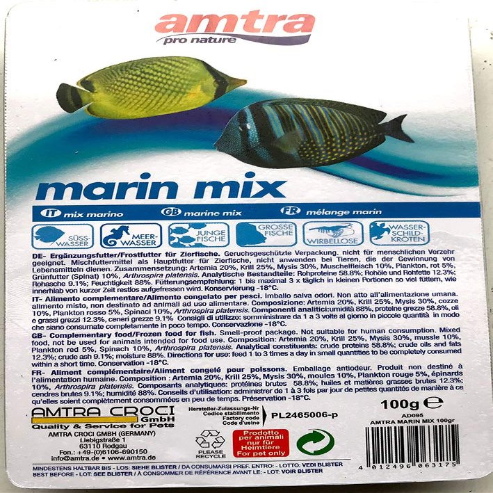 Amtra Marin Mix Blister 40 x 100 g (4 kg)