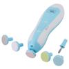 6-in-1 Electric Baby Nail Trimmer and File Kit, Blue view 2