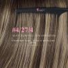 YoungSee Human Hair Tape-In Extensions, Ombre Brown-Blonde, 55 cm, 50 g, 4/27/4 view 4