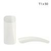 Natural Nail Tips, Square, Long, T1, 50 pcs. view 1