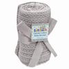 Soft 100% Cotton Baby Blanket for Crib, Stroller or Bassinet, 70 x 90 cm, Gray view 1