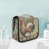Montoj Large Hanging Toiletry Bag, Rooster Design, Waterproof Travel Organizer view 1