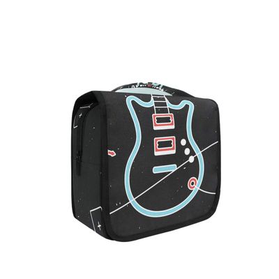 Montoj Large Hanging Toiletry Bag for E-Guitar, Travel, Waterproof, Multifunctional Storage Bag