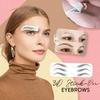 3D Stick-On Eyebrows, Waterproof Long-Lasting Eyebrow Tattoo Makeup Stickers view 2