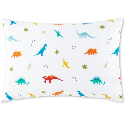 Wildkin Toddler Pillowcase, 100% Cotton, Hypoallergenic, for Boys and Girls, Jurassic Dinosaurs