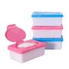 dragonaur Blue Plastic Baby Wipe Storage Box with Lid and Dispenser view 4