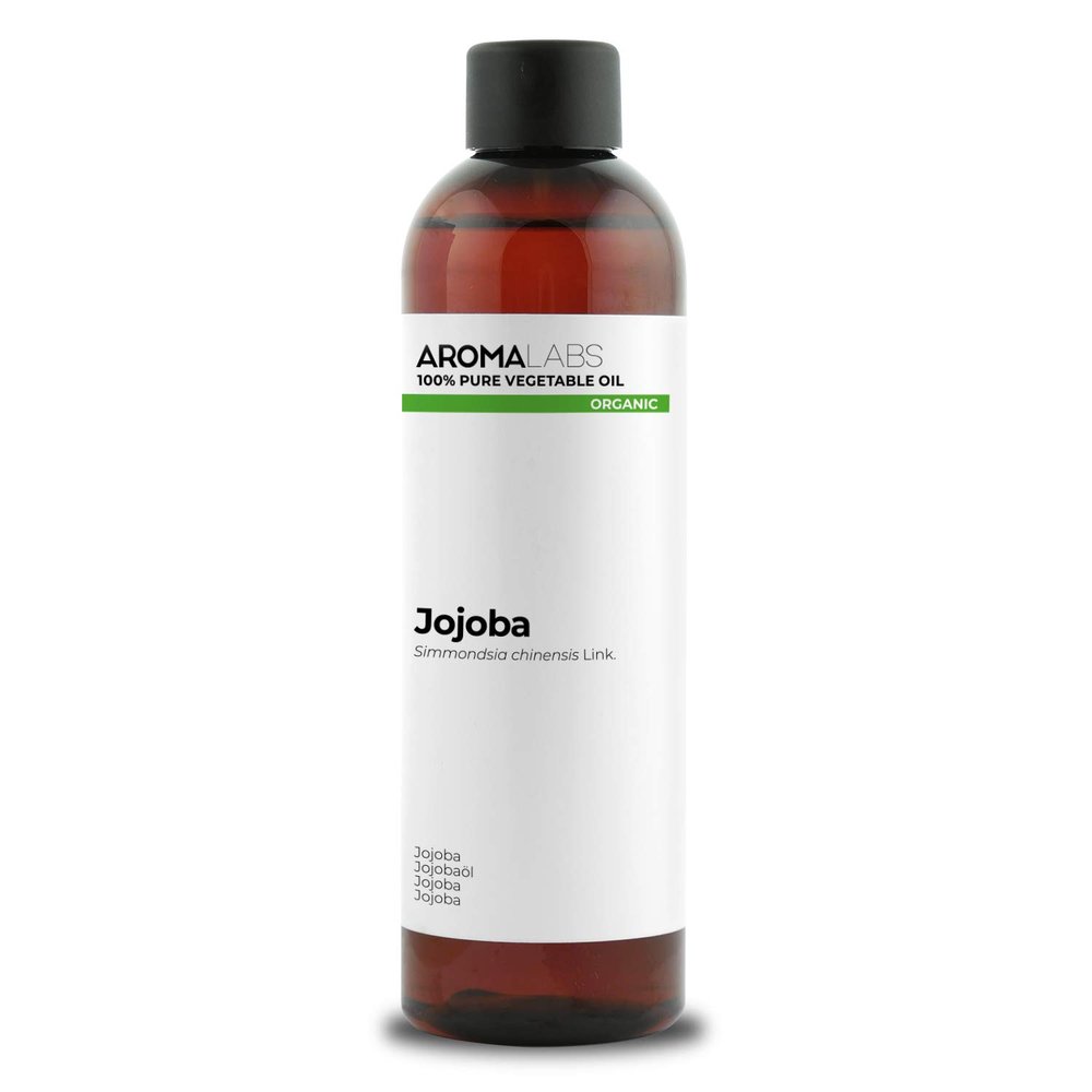 Organic Jojoba (Simmondsia chinensis Link) Oil, Cold-Pressed & Unrefined, 100% Pure, 250 ml, Aroma Labs
