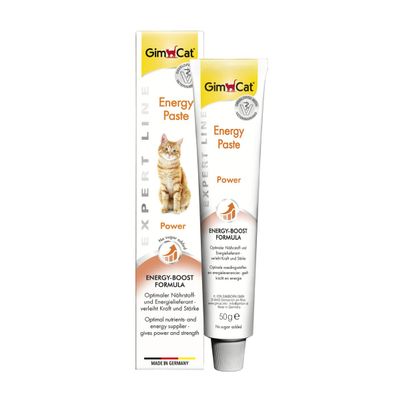 GimCat EXPERT LINE Energy Paste - Functional Cat Snack - 1 Tube (1 x 50 g)