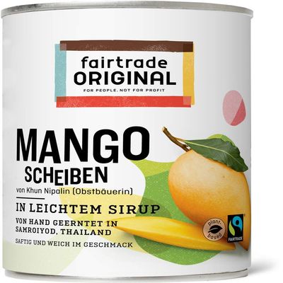 Fairtrade Original Mango Slices from Thailand, 425 g