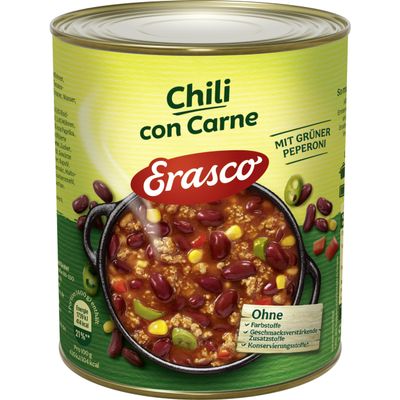Erasco Chili con Carne, 800 g (Pack of 6) – Ready in about 5 minutes