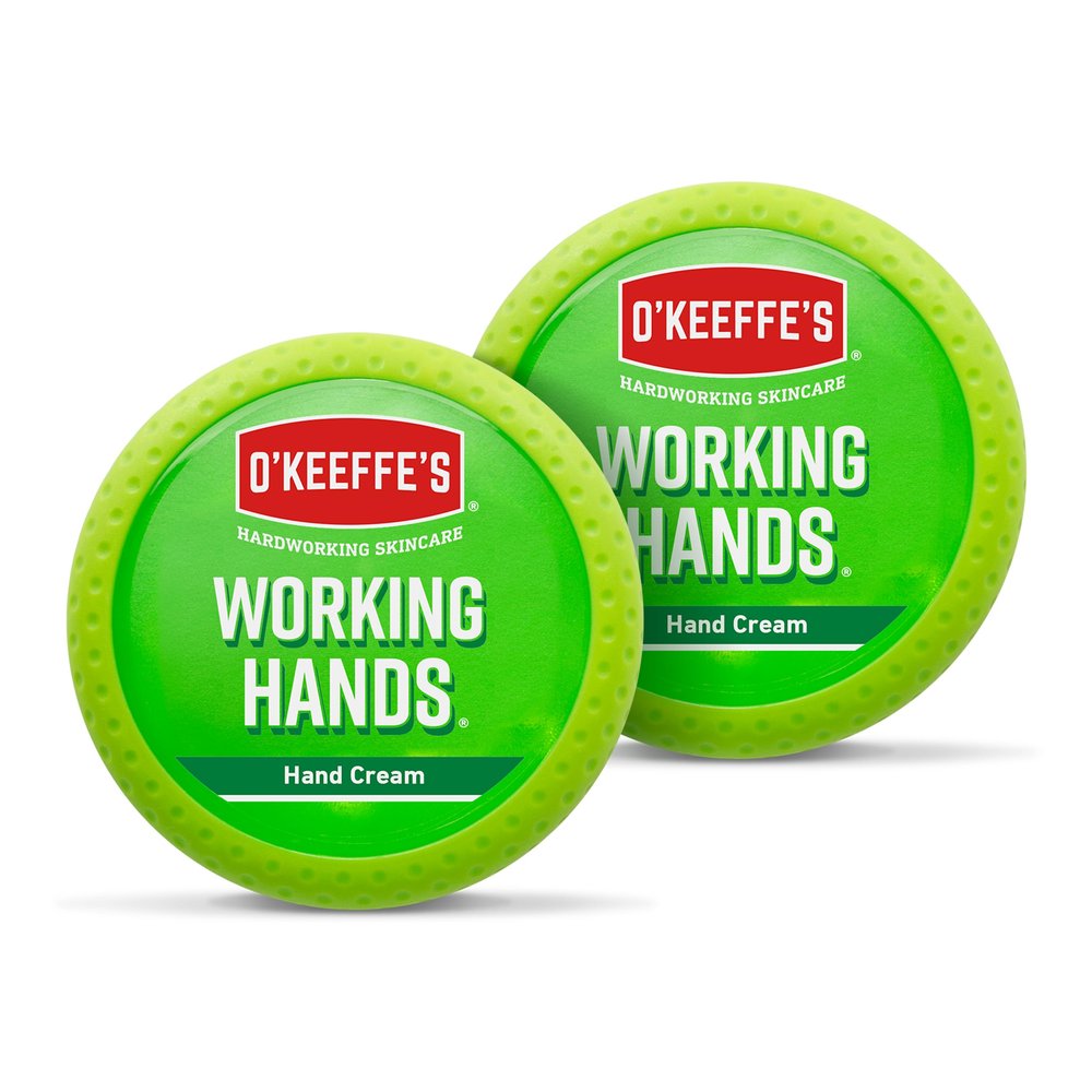 O'Keeffe's Working Hands, 96 g Tub, 2-Pack – Hand Cream for Extremely Dry, Cracked Hands