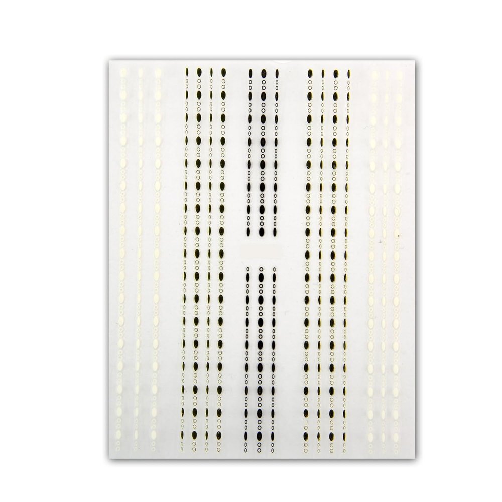 3 Sheets Nail Stickers - Ultra-Thin Stick-On Nail Slides