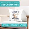SpecialMe Teddy Moon Cushion Cover for Children, Personalized Name, White, 40 x 40 cm view 4