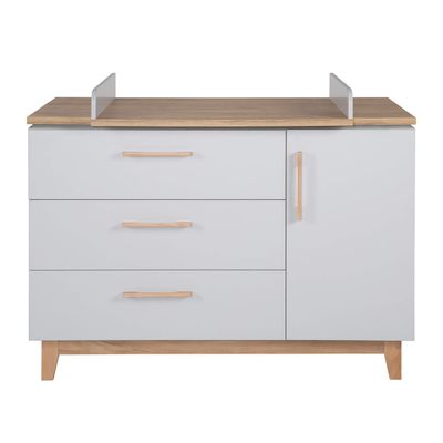 roba Caro Changing Dresser with Removable Changing Top, Soft-Close, 1 Door, 3 Drawers