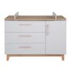 roba Caro Changing Dresser with Removable Changing Top, Soft-Close, 1 Door, 3 Drawers view 1