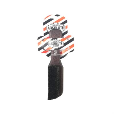 Nano Absolute Barber Academy Fade Brush with Wooden Handle - Beard Brush