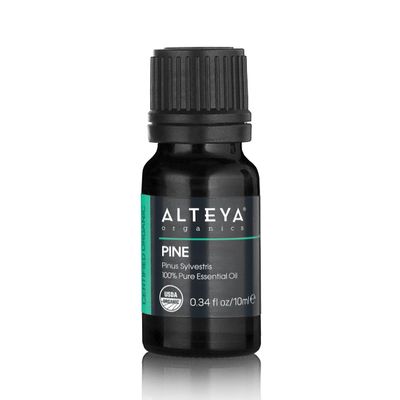 Alteya Organic Pine Oil (Pinus sylvestris), 10 ml – 100% USDA-Certified Pure Organic Pine Essential Oil