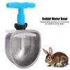 Cikonielf 5-Piece Stainless Steel Rabbit Water Bowls, Automatic Nipple Drinkers, Small view 4