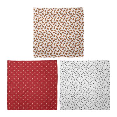 ABAKUHAUS Unisex Bandana, 3-Pack